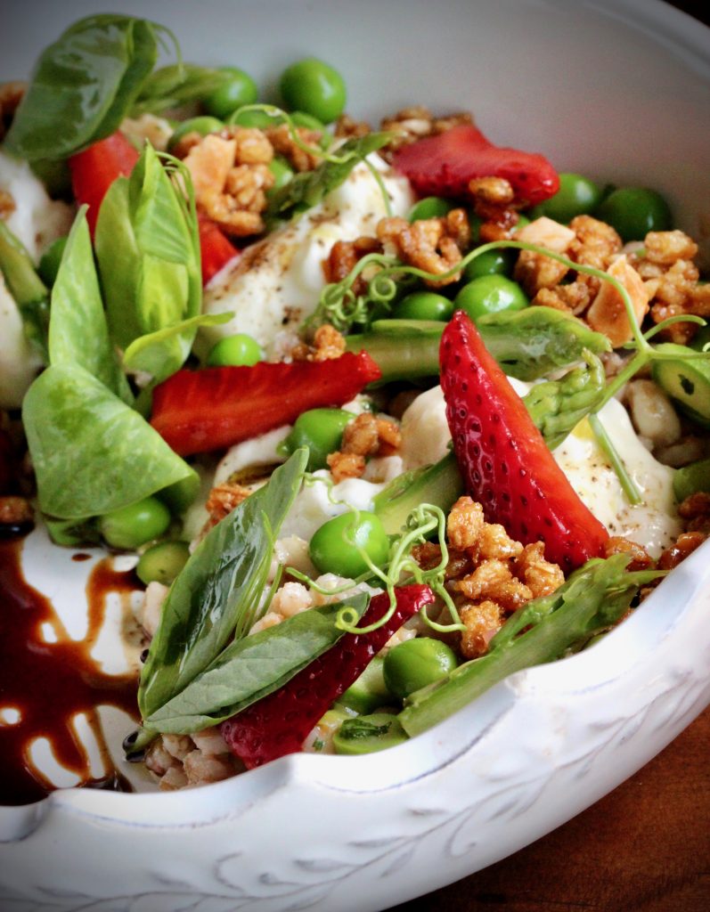 Spring Strawberry Farro Salad by Baran's 2239