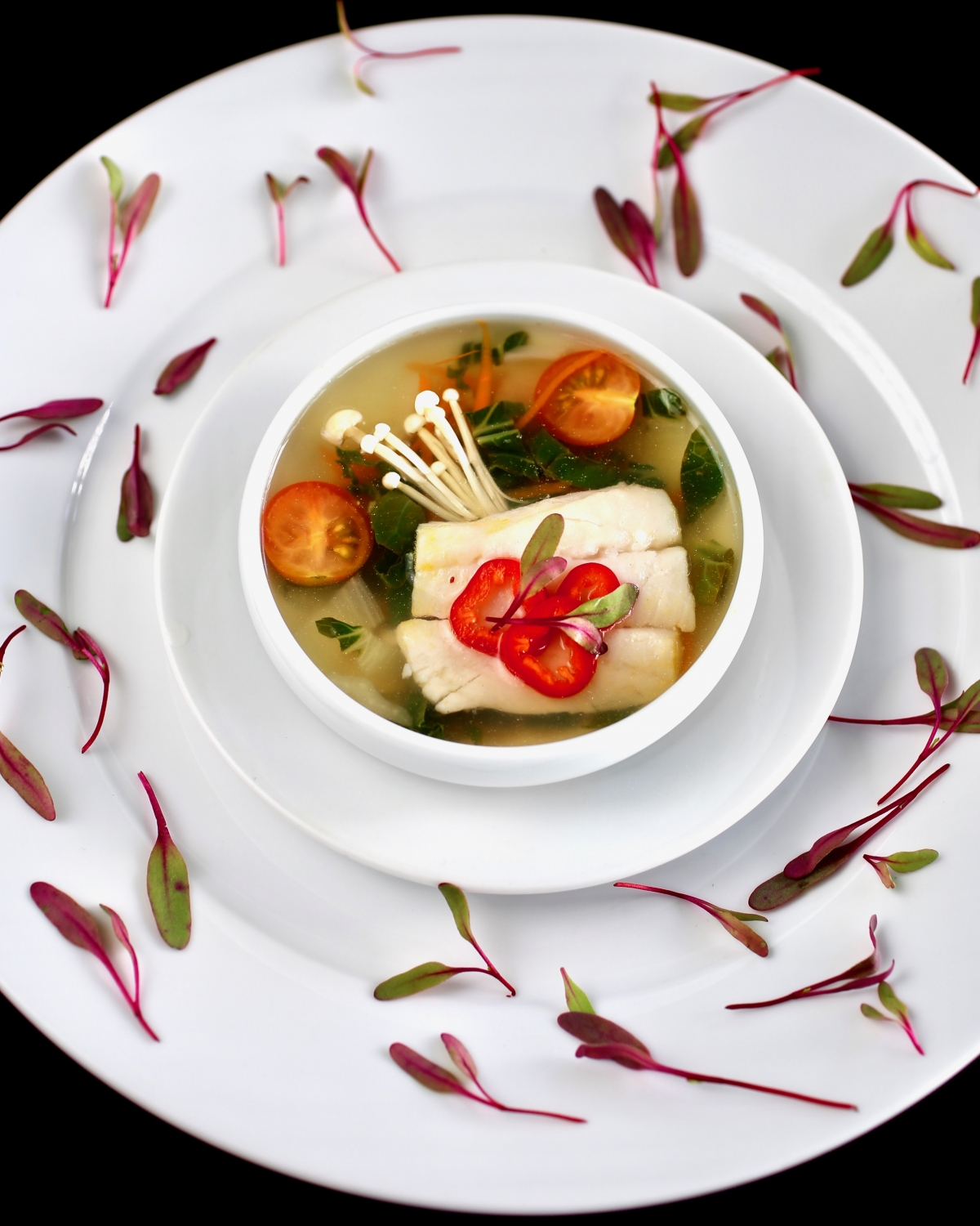 Halibut Sinigang Filipino Tamarind Soup Taste With The Eyes