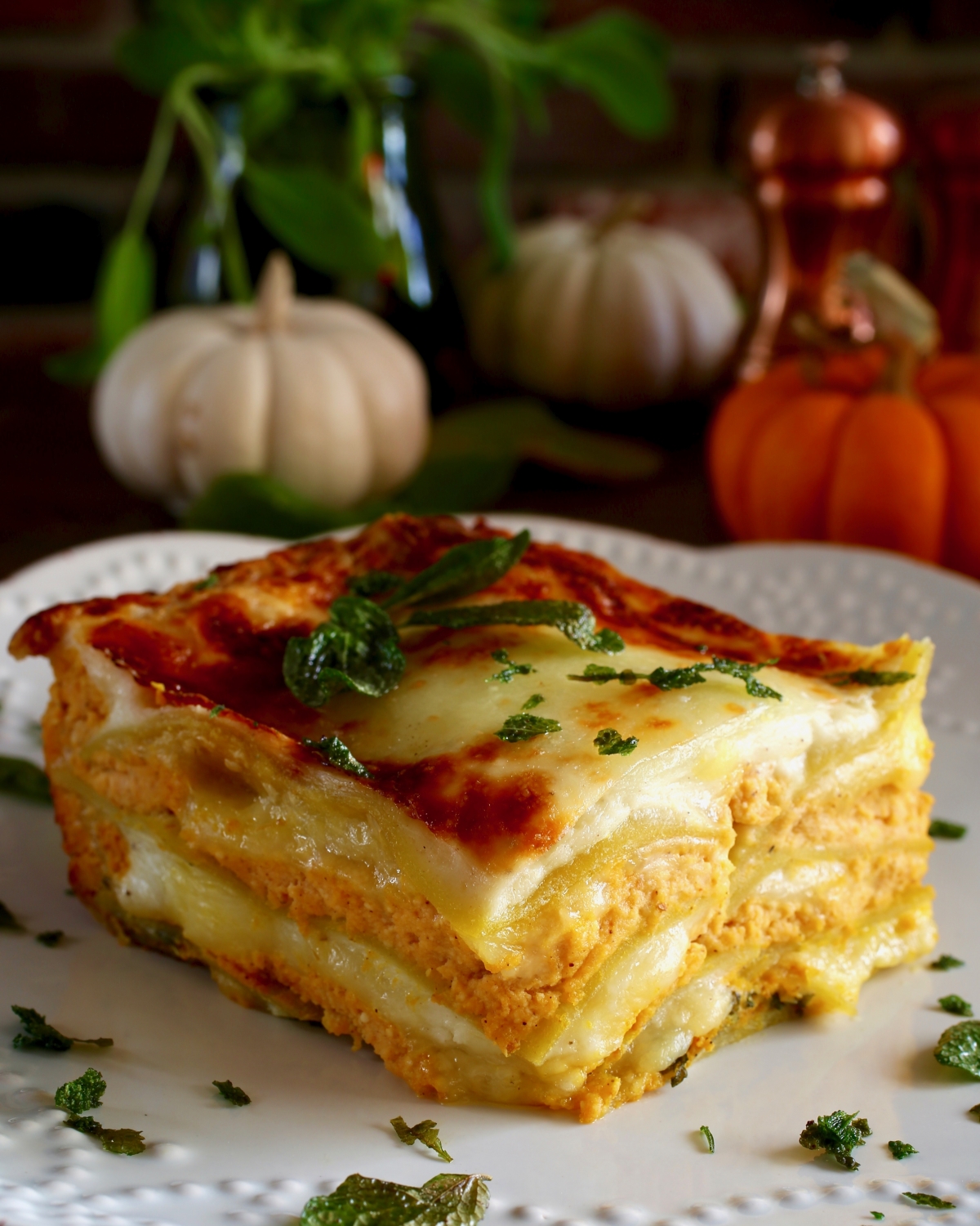 Pumpkin Ricotta Lasagne #glutenfree - Taste With The Eyes