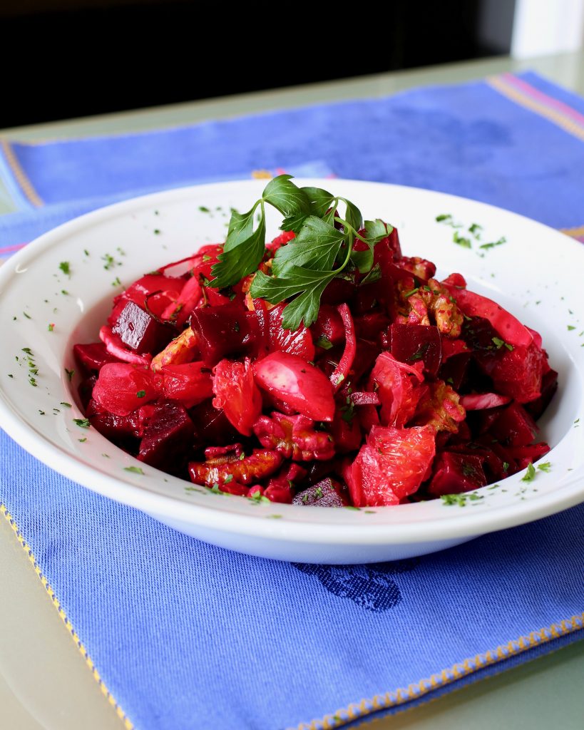 Beet Salad with Orange, Fennel, and Walnuts