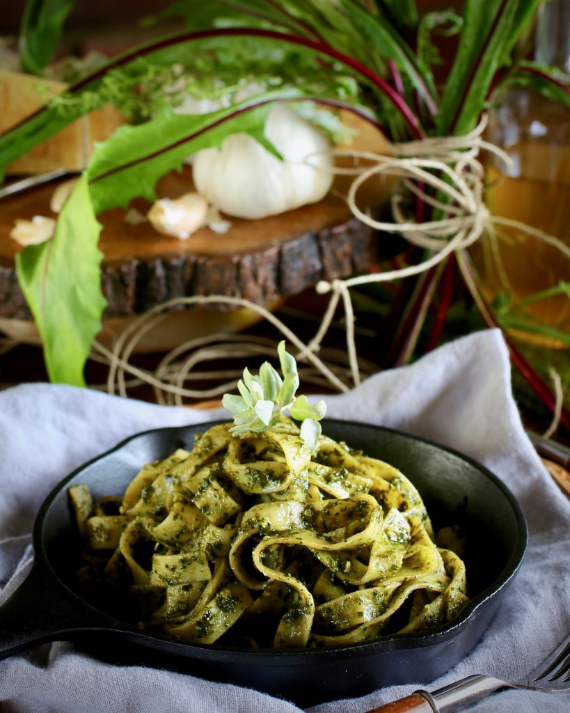 Dandelion Greens Pesto