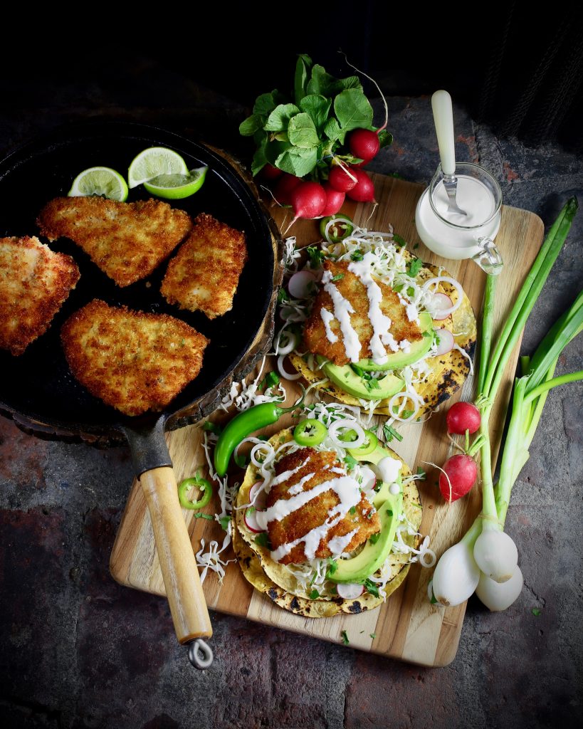 Rockfish Tostadas (fresh, local, sustainable fish)