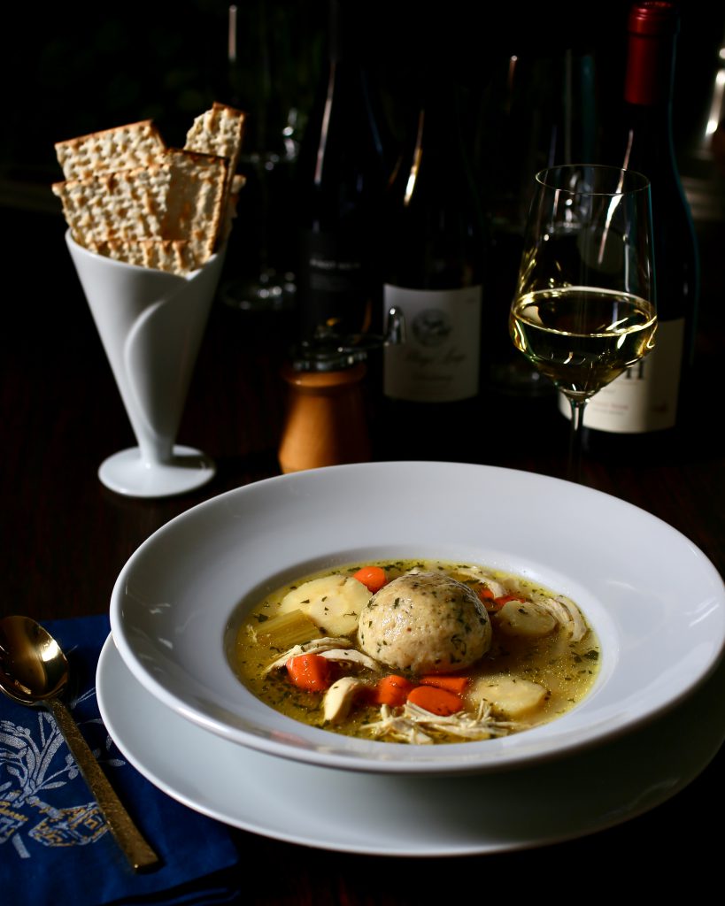 Chicken Soup with a Big Comforting Matzo Ball