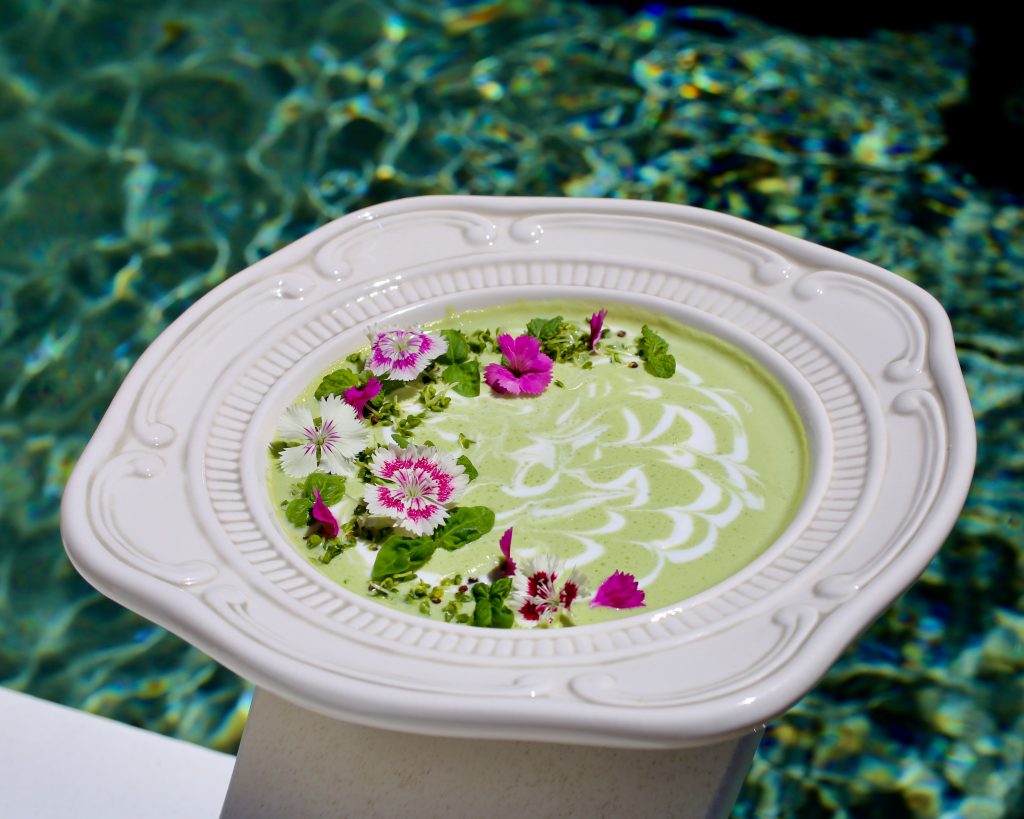 Chilled Cucumber Kefir Soup