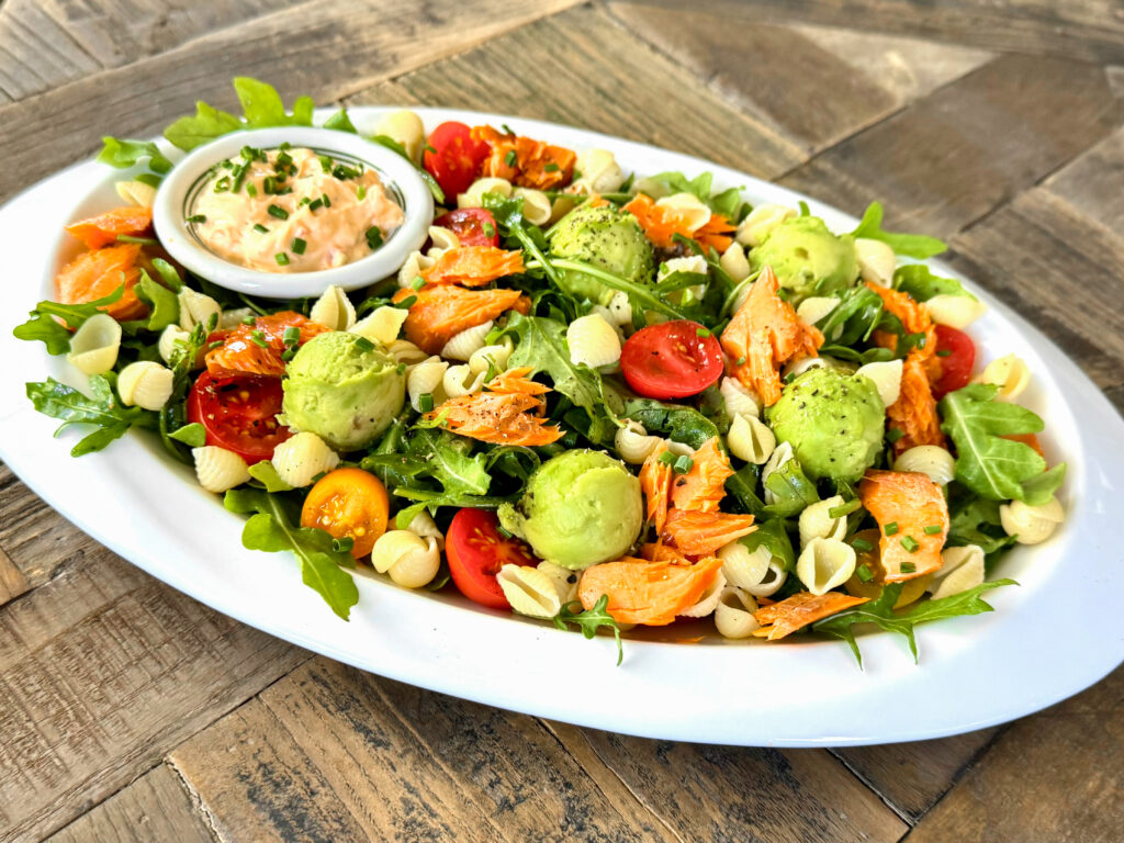 Copper River Smoked Salmon Salad