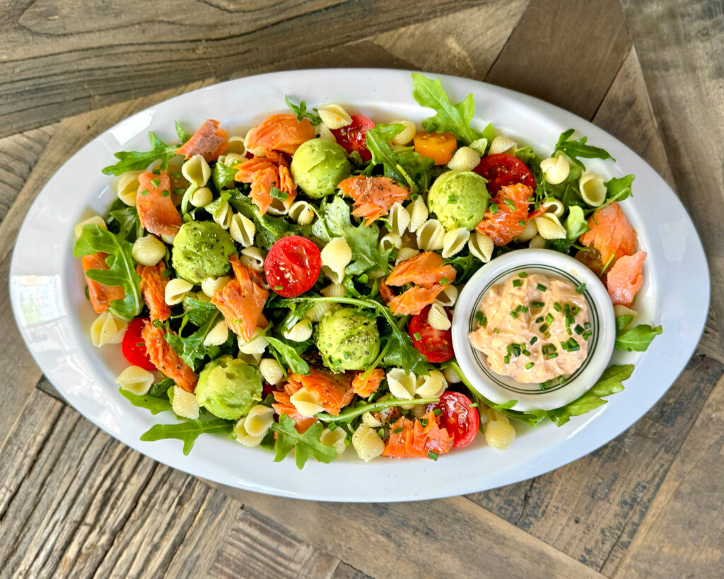 Copper River Smoked Salmon Salad