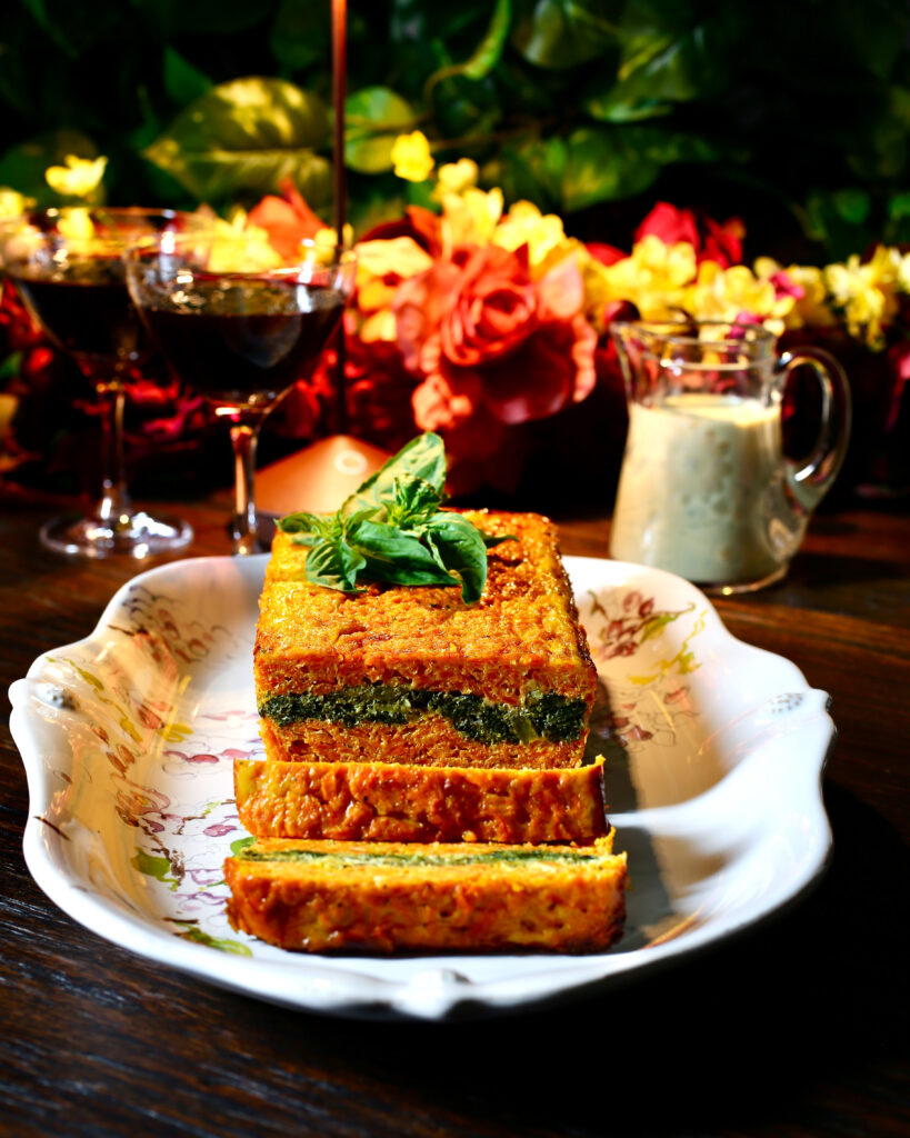 Wolfgang's Carrot and Broccoli Rabe Terrine