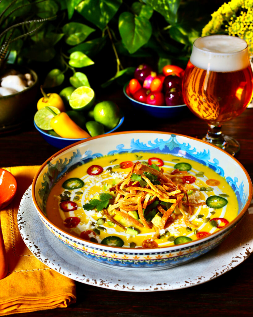 No-Cook Mexican Corn Soup