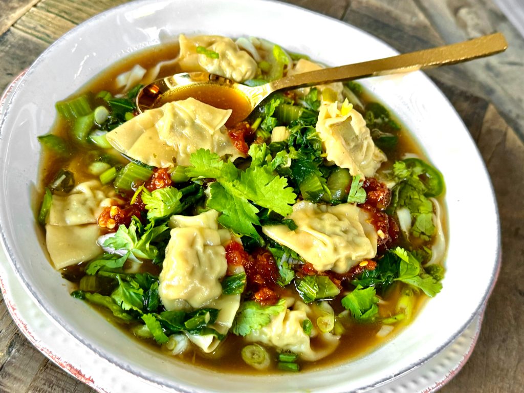 Quick Wonton Noodle Soup