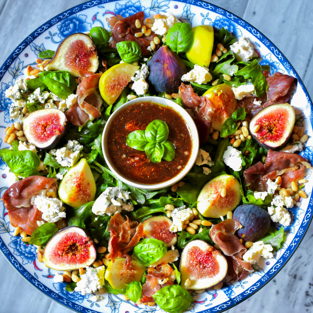 Fresh Fig Salad with Fig Vinaigrette