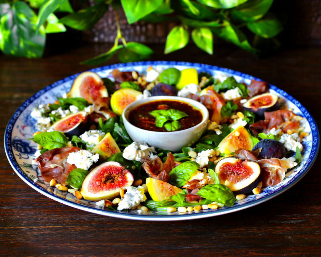 Fresh Fig Salad with Fig Vinaigrette