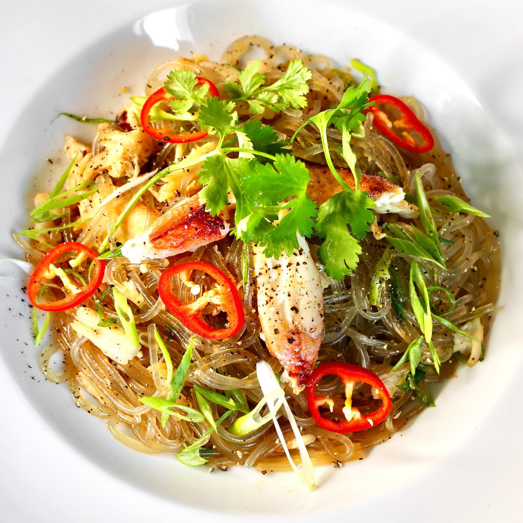 Dungeness Crab with Cellophane Noodles