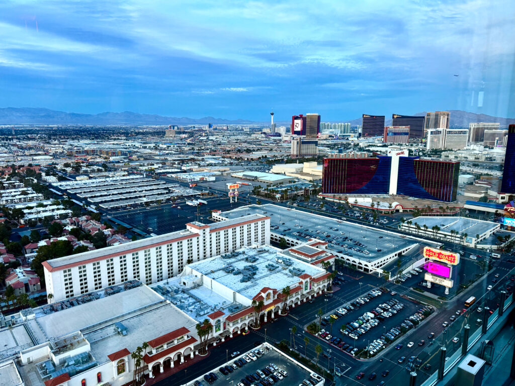 View of Las Vegas from the Palms Casino Resort