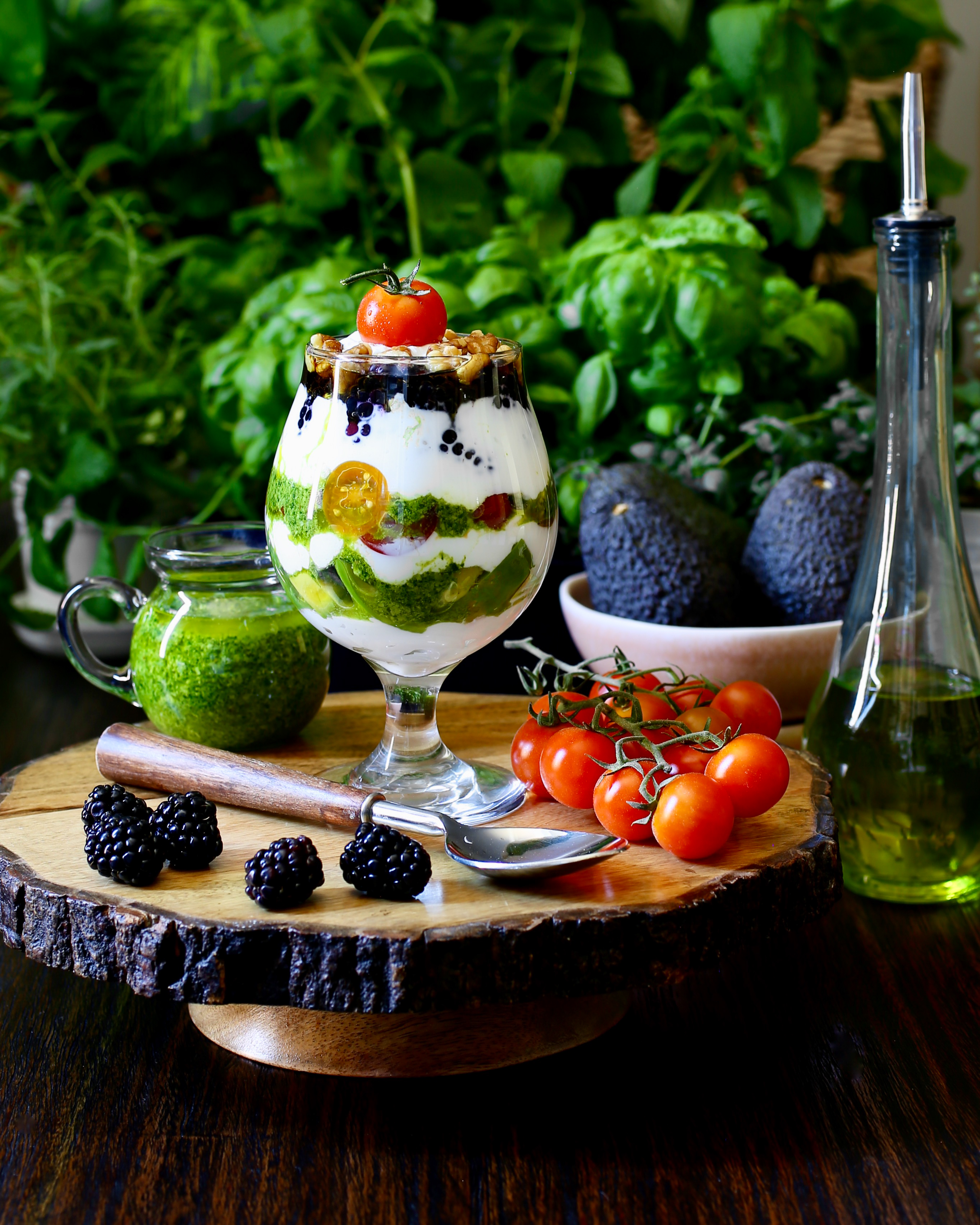 Savory Greek Yogurt Parfait - Taste With The Eyes